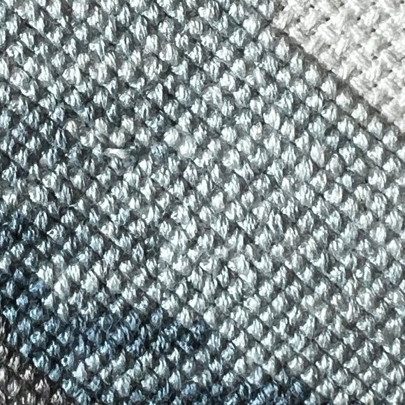 Whale-Themed Round Pillow With Ruffle & Crochet Trim - Picture 3 of 6